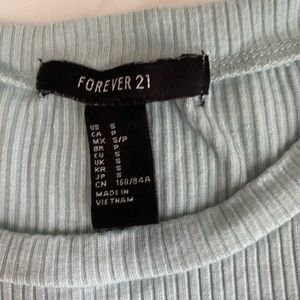 teal forever 21 top